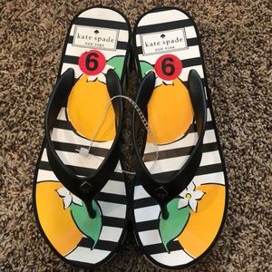 Kate spade flip flops NWT